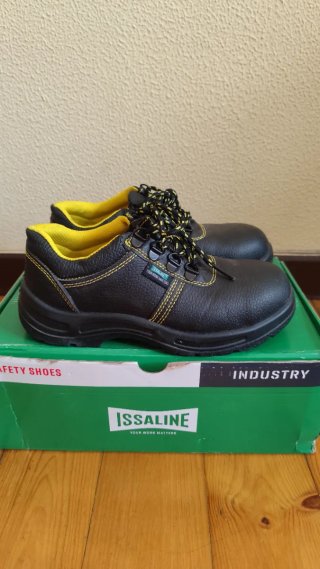 Zapatos de trabajo ISSALINE negros y amarillos