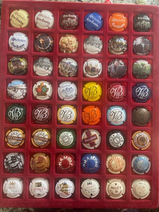 Collezione di tappi di spumante