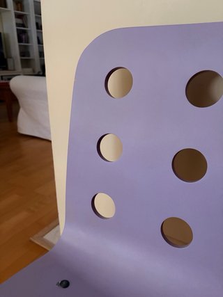 Silla de escritorio violeta
