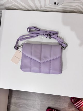 Bolso cartera lila