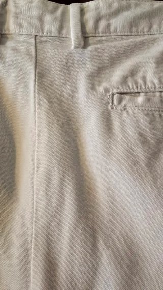 Pantalon Blanco Zara Hombre
