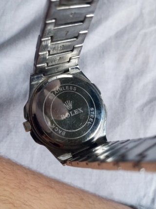 Reloj Rolex Datejust Plata Beige