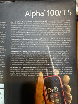 Garmin Alpha 100 GPS para perros