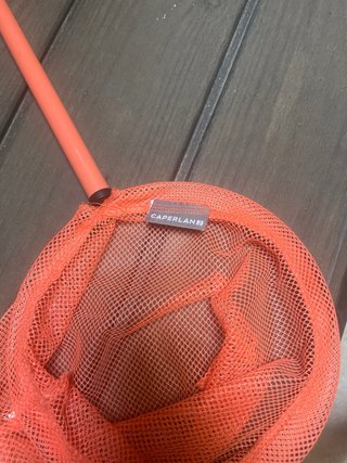 Red de pesca infantil naranja