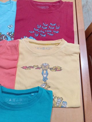 Lote 5 Camisetas Kukuxumusu Talla 11-12-13