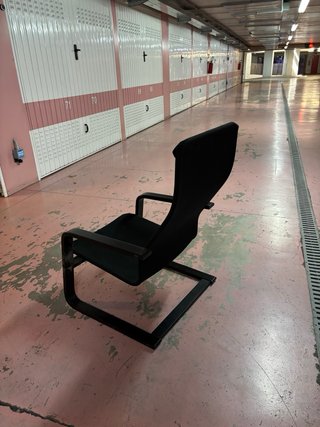 Poltrona Ikea Poäng Nera