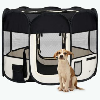 Box per Cani Gatti Pieghevole Traspirante con Borsa