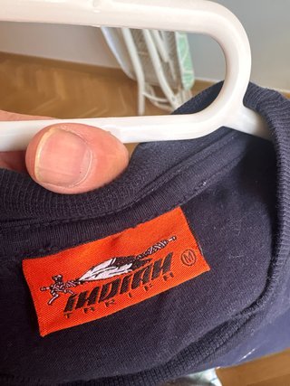 Sudadera Indian Azul Manga Larga