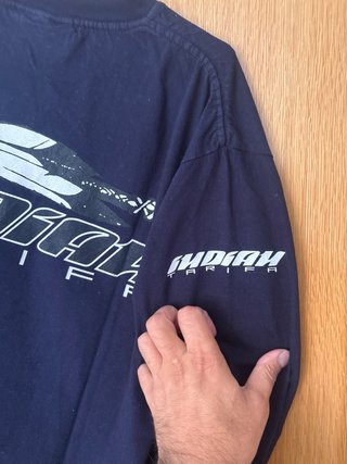 Sudadera Indian Azul Manga Larga