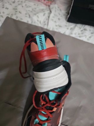 Zapatillas M2K Tekno Marrón y Turquesa