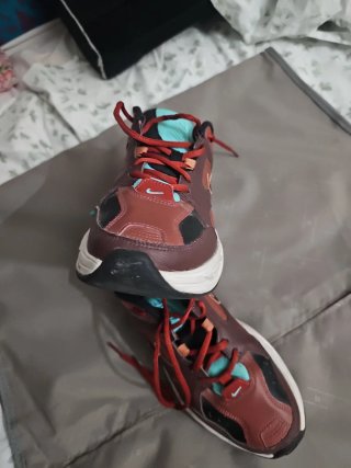 Zapatillas M2K Tekno Marrón y Turquesa
