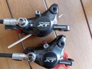 Conjunto frenos Shimano XT M8000 MTB