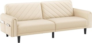Divano letto largo 200 cm, divano 2/3 posti con funzione