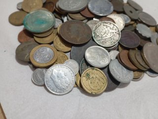Lote +220 Monedas Antiguas España y Extranjeras