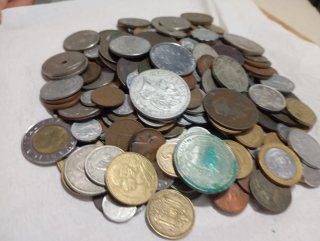 Lote +220 Monedas Antiguas España y Extranjeras