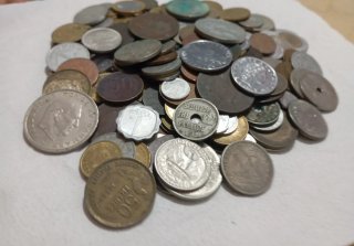 Lote +220 Monedas Antiguas España y Extranjeras