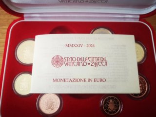 Vaticano 2024 estuche serie euro proof incompleto!