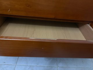 2 Cómodas Madera Cerezo 3 Cajones
