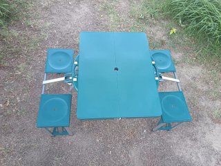 Mesa de picnic plegable