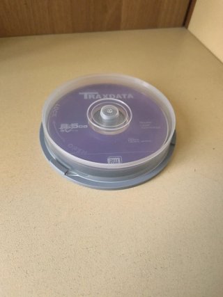 9 DVD Vergini Traxdata 8.5 GB