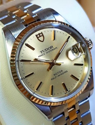 Tudor Prince Oysterdate Oro y Plata