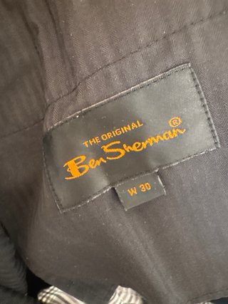 Bermudas Ben Sherman cuadros grises