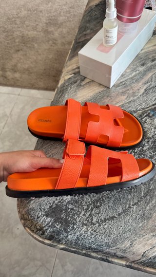 Sandali Hermès Donna Taglia 40 Arancione