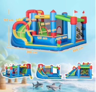Alquiler Castillo Hinchable con tobogán y agua