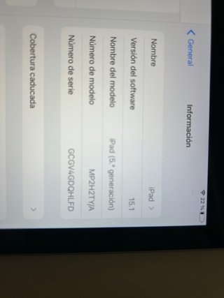 Apple iPad 5ª Gen Plata