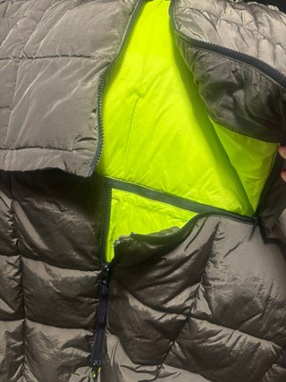 Abrigo&Chaleco Desigual desmontable verde oliva
