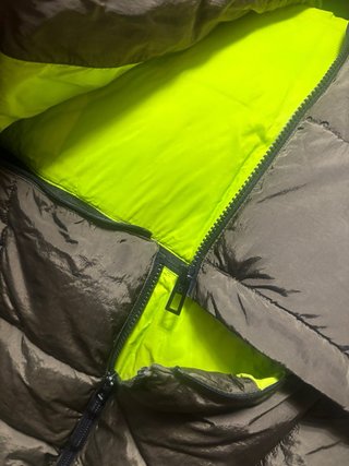 Abrigo&Chaleco Desigual desmontable verde oliva