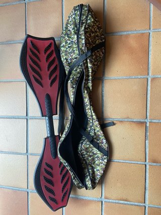 Monopatín Waveboard Rojo y Negro