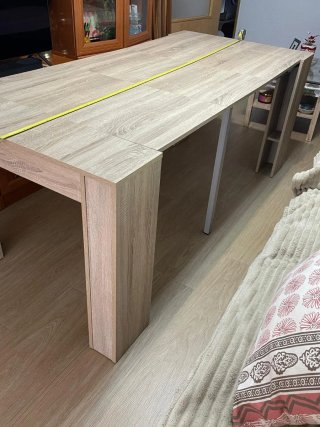 Mesa de salón plegable madera