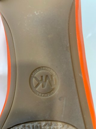 Balerinas Michael Kors Naranja Talla 40