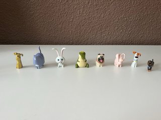 Figuras Película Mascotas 1 y 2