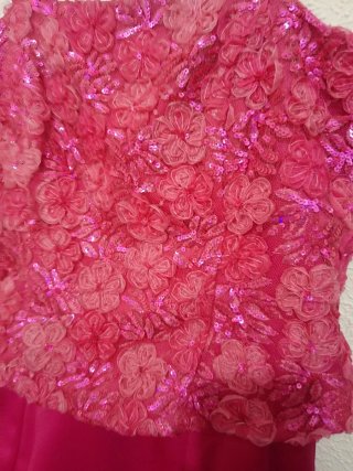 Vestido  fiesta  rosa