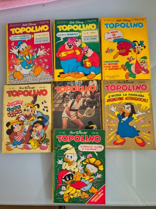 Lotto 7 Topolino da lettura anni 70/80