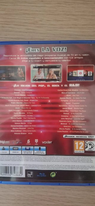 2 Micrófonos PS4 + Juego La Voz