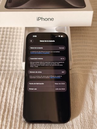 IPhone 15 Pro 256GB Negro