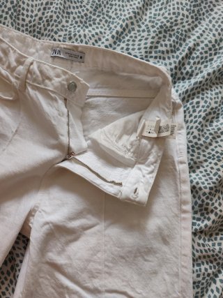 Pantalones Zara blancos