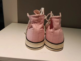 Zapatillas Converse mujer rosa y blanco