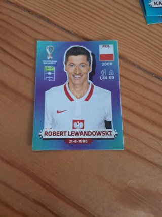 Cromos Lewandowski Mundial 2022