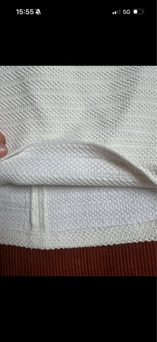 Falda Zara punto texturizado Talla S