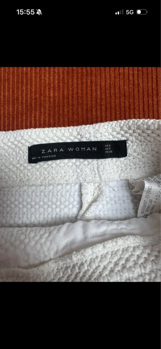Falda Zara punto texturizado Talla S