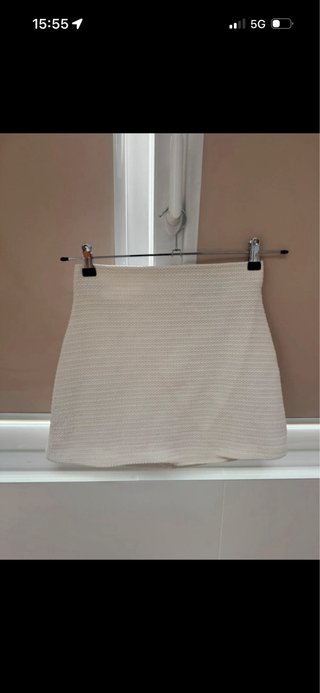 Falda Zara punto texturizado Talla S