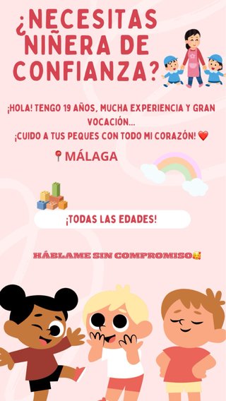 Servicio de niñera