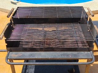 Barbacoa 2 parrillas 3 alturas