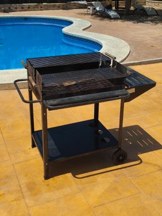Barbacoa 2 parrillas 3 alturas