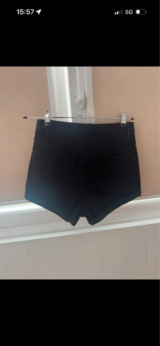 Shorts vaqueros H&M cintura alta talla 38