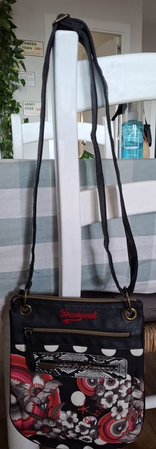 Bolso Desigual Negro Multicolor